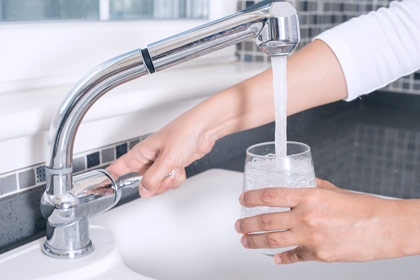 Drinking Filtered Water