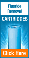 Fluoride Removal Cartridges 10x2½ for the Triple Stage Inline Under-sink Filter System (H2O UCF-03-38-JG)