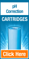 Aries pH Correction Cartridges for the Triple Stage Inline Under-sink Filter System (H2O UCF-03-38-JG)