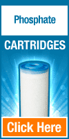 Aries Phosphate Cartridges for the Triple Stage Inline Under-sink Filter System (H2O UCF-03-38-JG)