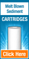 Melt Blown Sediment Cartridges 10x2½ for the Triple Stage Inline Under-sink Filter System (H2O UCF-03-38-JG)