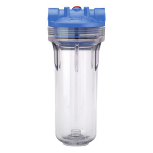 3G Clear 150558 10" Pentek Filter Housing w/ 3/4" Ports & Pressure Release (Accepts 10" x 2.5" Cartridges)