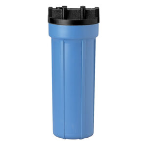 Pentek 158114, Blue Slim Line 10" Filter Housing with 1/4" Ports (Accepts 10" x 2.5" Cartridges)