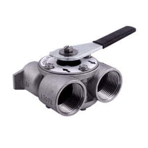 Fleck 1" Stainless Bypass for 5600, 5800, 2510, ProFlow & 9000