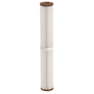 Harmsco Polyester-Plus 20" x 2-3/4" (0.35, 1, 5, 10, 20 or 50 Micron) Pleated Sediment Cartridge (12 GPM, 12 sq ft Media)