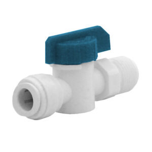Organic 3/8" Quick Connect X 3/8" MPT Straight Ball Valve