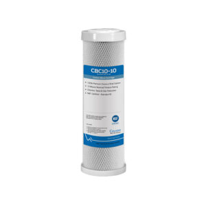 1, 5, or 10 Micron Carbon Block Filter Cartridge, 10" x 2-1/2" by CA Ware - 10 Micron