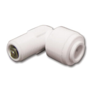 Fixed Elbow 1/8" MPT x 1/4" Quick-Connect Check Valve