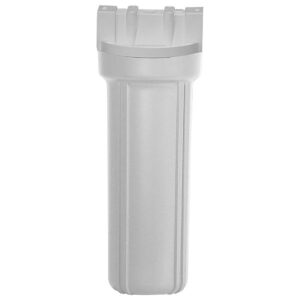 Watts/Flowmatic FH4200WW12, 10" NSF White Filter Housing with 1/2" Ports (Accepts 10" x 2.5" Cartridges)