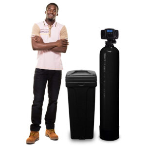 H2O 1.0 Cu. Ft. Fleck Water Softener 5600SXT with Digital Meter Control