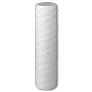 Shelco 10" x 2-1/2" (1, 5, 10, 20 or 50 Micron) String Wound Polypropylene Cartridge