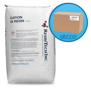 1/2 Bag of ResinTech 8% Cation Softening Resin (0.5 Cu Ft)