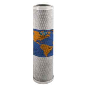 Omnipure 9.75" x 2.87", 1, 5 or 10 Micron Carbon Block Cartridge