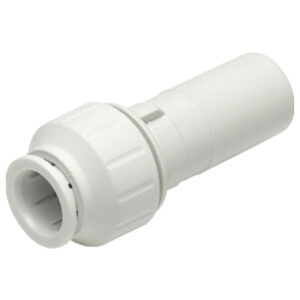 John Guest 3/4" x 1/2" CTS Reducer (White Polypropylene)