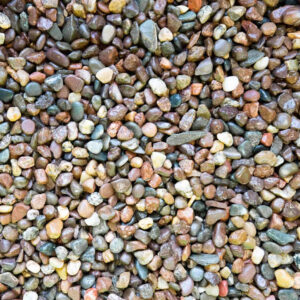 Red Flint Crushed River Under-bedding Stone, 1/4 x 1/8