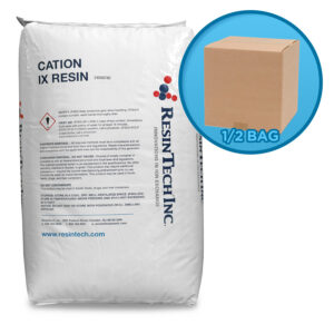 ResinTech 8% Cation Softening Resin, 1/2 Bag (0.5 Cu Ft)