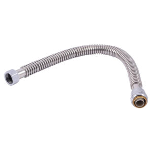 SharkBite 1" x 1" FIP, 24" Stainless Steel Corrugated Water Heater Connector