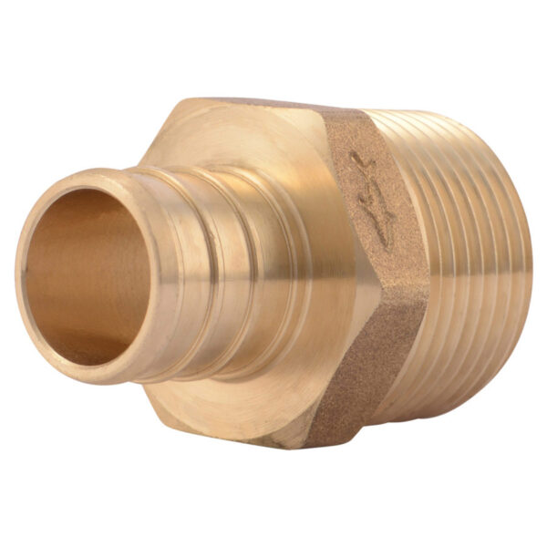 SharkBite 3/4" x 3/4" MNPT Threaded PEX Male Adaptor, Lead Free