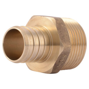 SharkBite 1" x 1" MNPT Threaded PEX Male Adaptor, Lead Free