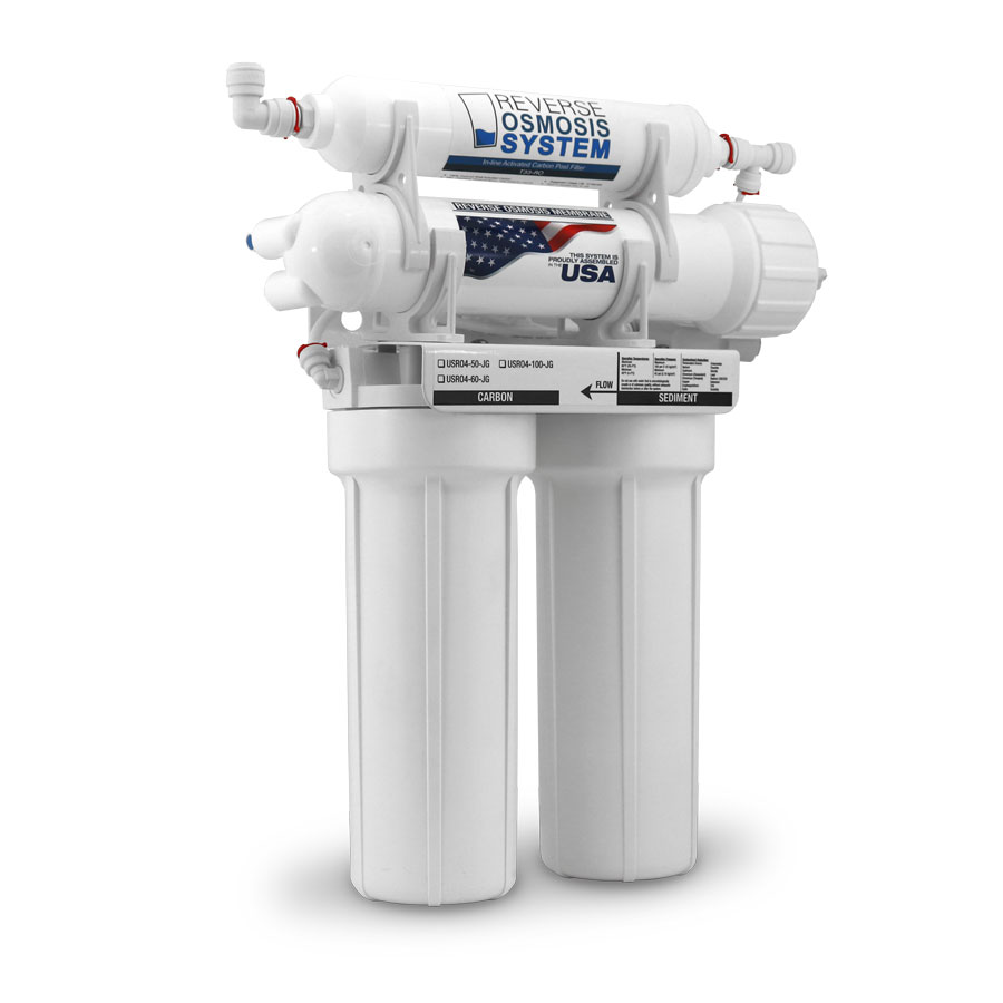4 Stage Reverse Osmosis System, H2O USRO4-JG (Faucet Not Included) - Image 2