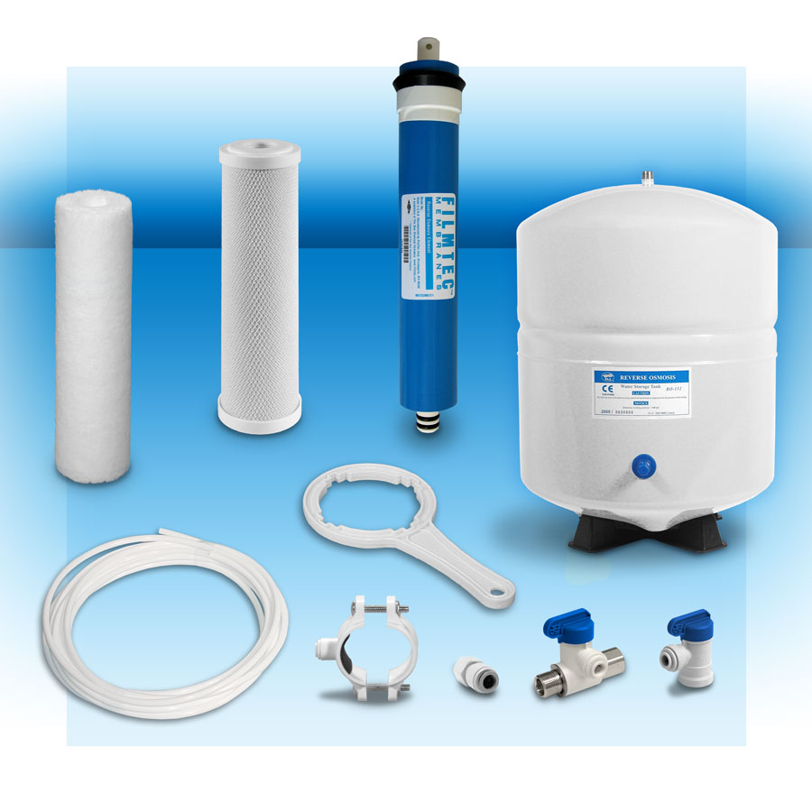 4 Stage Reverse Osmosis System, H2O USRO4-JG (Faucet Not Included) - Image 3