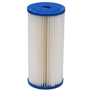 Harmsco Calypso Blue WaterBetter 9-3/4" x 4-1/2", (0.35, 1, 5, 10, 20 or 50 Micron) Micron Pleated Sediment Cartridge (10 GPM, 9.5 sq ft Media)