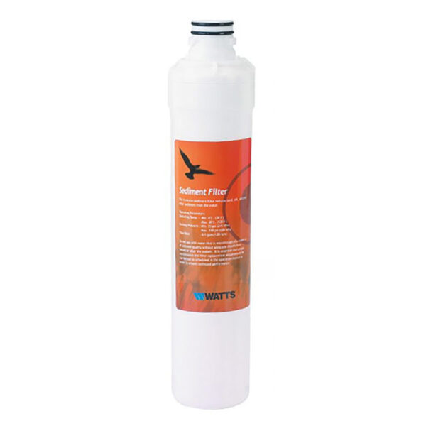 Watts Kwik-Change 11", 5 Micron Sediment Pre-Filter Replacement Cartridge (Red)