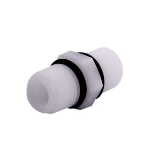 3/8" MPT x 3/8" MPT Nipple with O-Rings