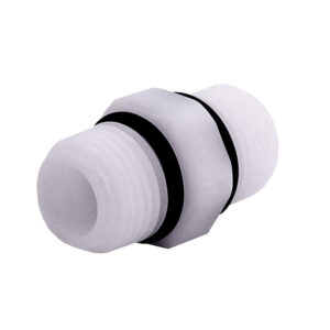 1/2" MPT x 1/2" MPT Nipple with O-Rings