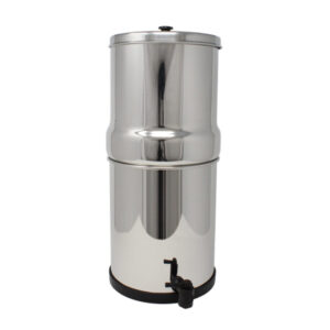 British Berkefeld/Doulton 6.0 L Stainless Steel Gravity Water Filter includes (2) 7" Ultra Sterasyl Candles